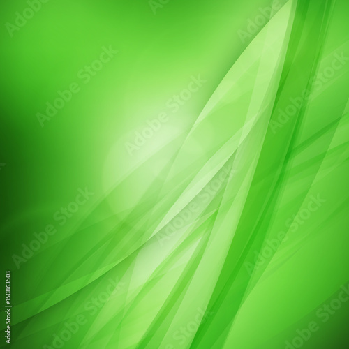Abstract vector background. Soft blurred green background for wallpaper, flyer, poster, banner templates