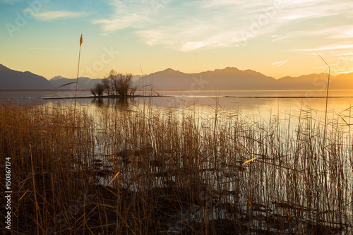 Herbstsonne am Chiemsee