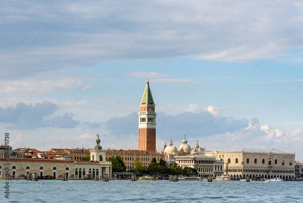 Obraz premium panoramic view of San Marco and grand canal in Venice, italy