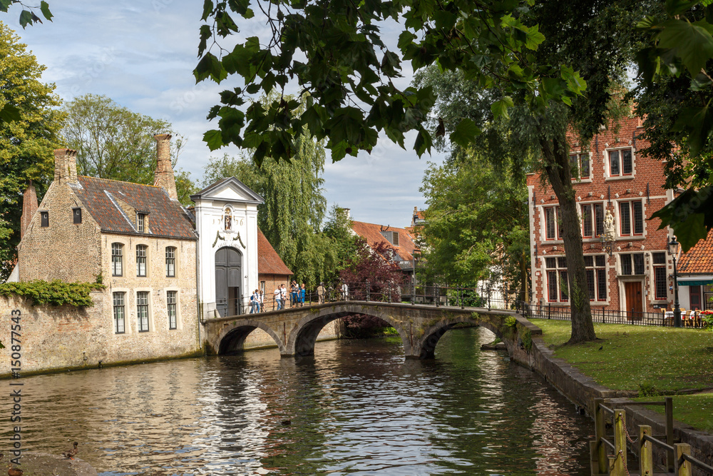 Lake and Bridge in Brugge