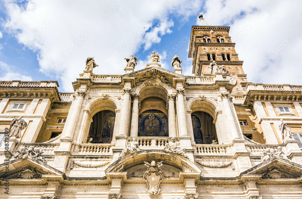 Facade of the Papal Basilica of Saint Mary Major