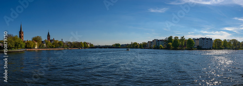 Canvas Print Skyline von Köpenick am Zusammenfluss von Spree und Dahme