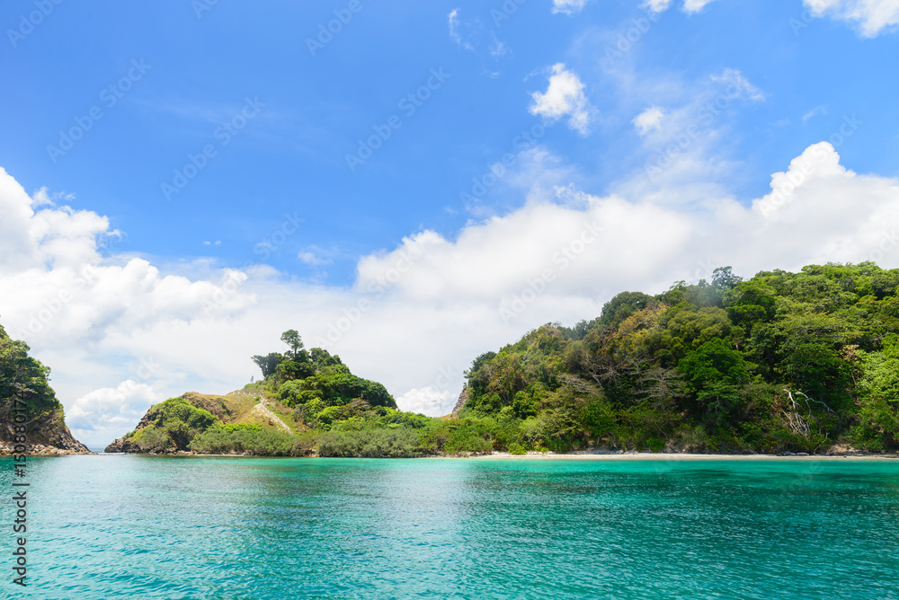 Sea landscape tropical island in the Andaman Sea, Myanmar Sea landscape tropical island in the Andaman Sea, Myanmar