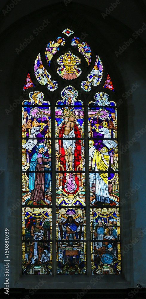 Stained Glass - The Crucifixion of Jesus