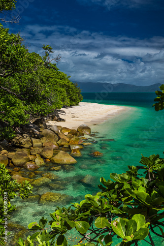 Nudey Beach on Fitzroy Island, Cairns area, Australia, Great Barrier Reef.