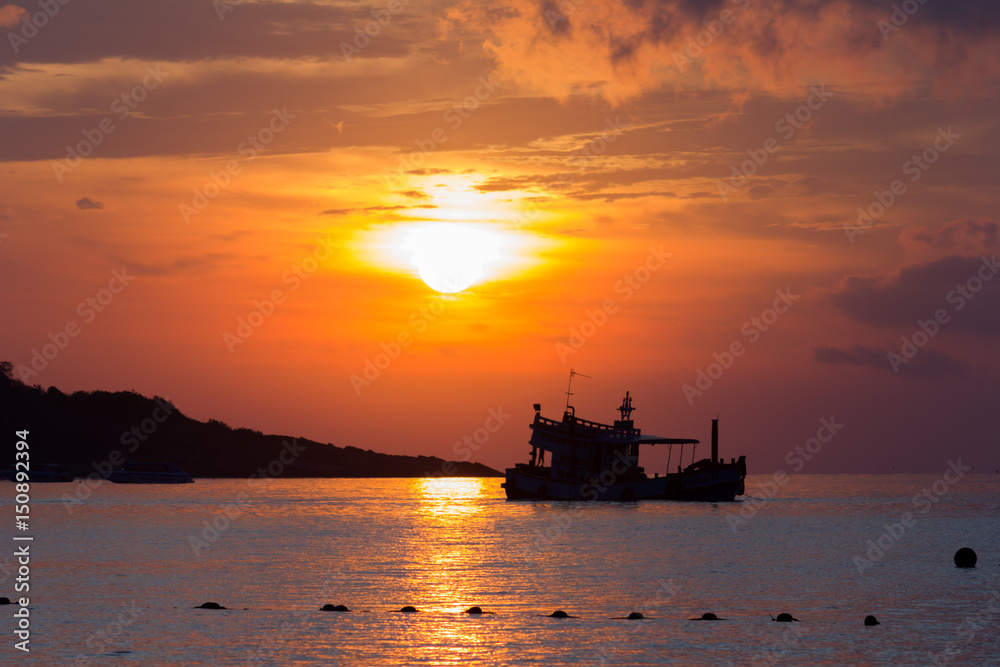 silhouette,landscape,background