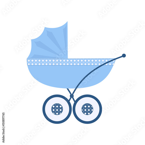 Blue baby carriage for Newborn baby