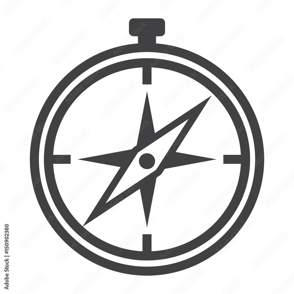 Compass line icon, navigation and travel, vector graphics, a linear pattern on a white background, eps 10. Compass line icon, navigation and travel, vector graphics, a linear pattern on a white background, eps 10.