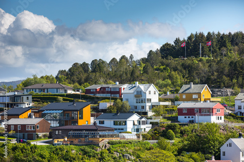 Landscape in Kristiansund, Norway.