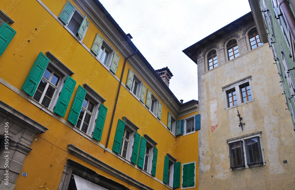 Obraz premium Cozy houses of the Udine