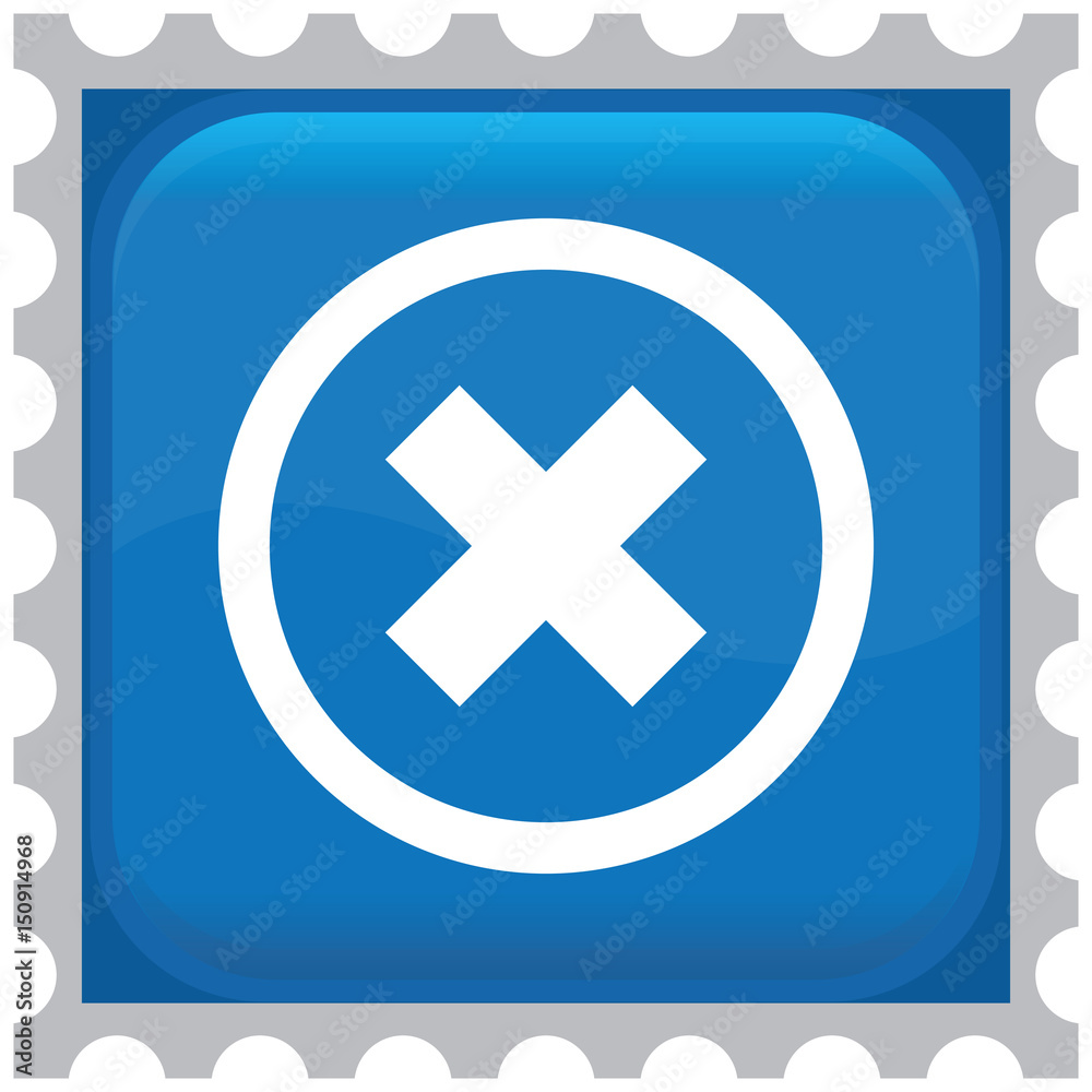 Obraz premium delete icon