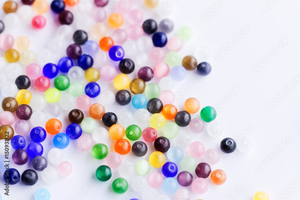 Shining multicolored beads Shining multicolored beads