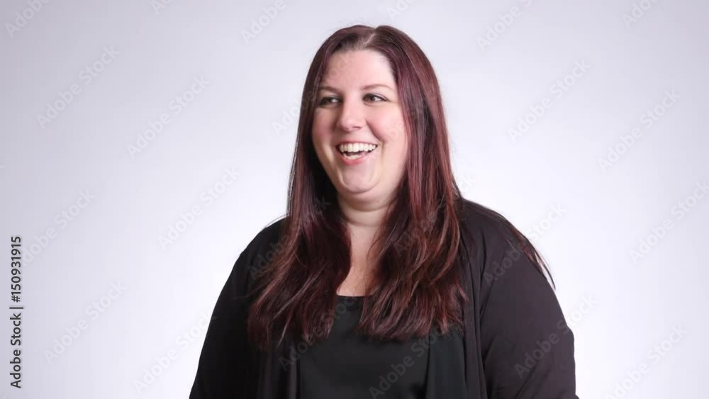 Portriat of woman on white background Portriat of woman on white background