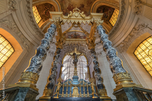 Altar in Hotel des Invalides  Paris  France