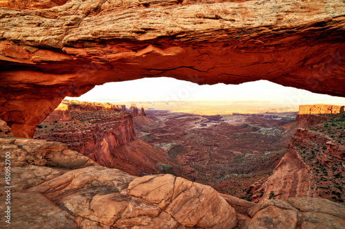 Mesa Arch at Sunset  Canyonlands National Park  Utah