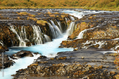 Bruarfoss Waterfall in Iceland © romanslavik.com