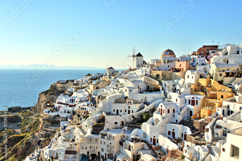 Oia Village on Santorini Island Greece