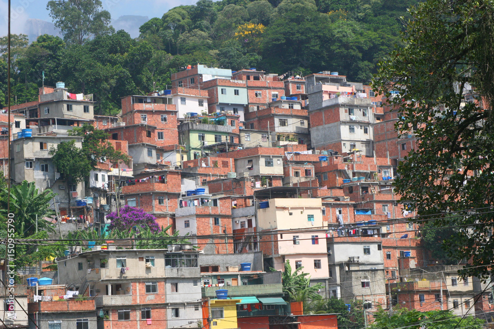 Favela in Rio the Janeiro