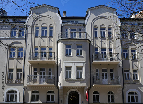 Riga, Rupniecibas 11, apartment house in Art Nouveau style