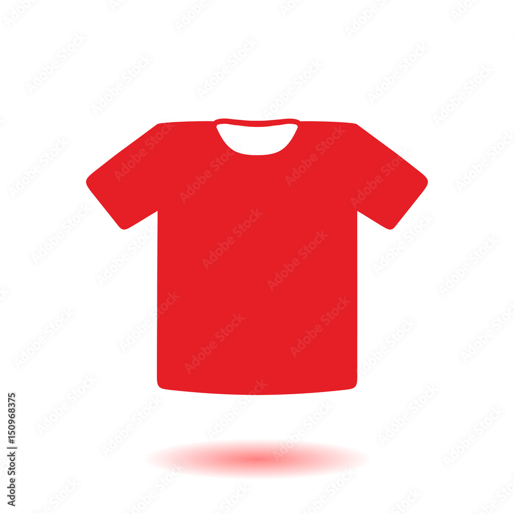 T-shirt sign icon. Clothes symbol. Flat design style. T-shirt sign icon. Clothes symbol. Flat design style.