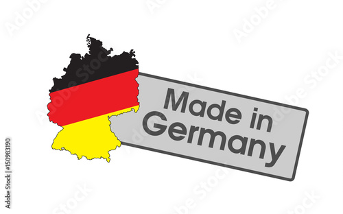 Made in Germany / Button / Vektor