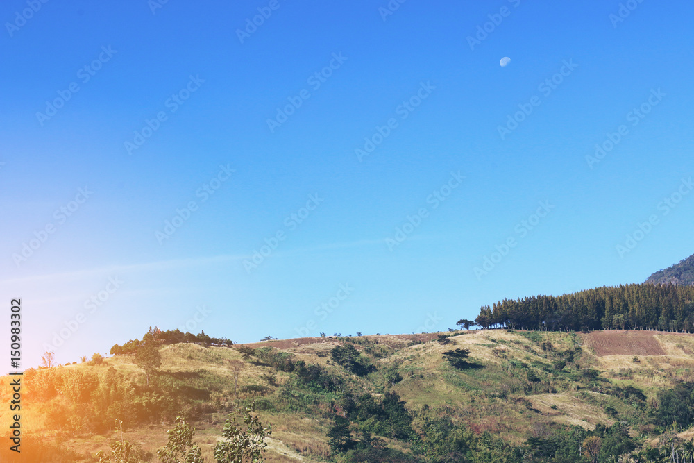 Landscape view of Thailand Hills