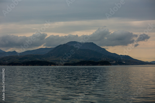 Shodoshima sland in the sea
