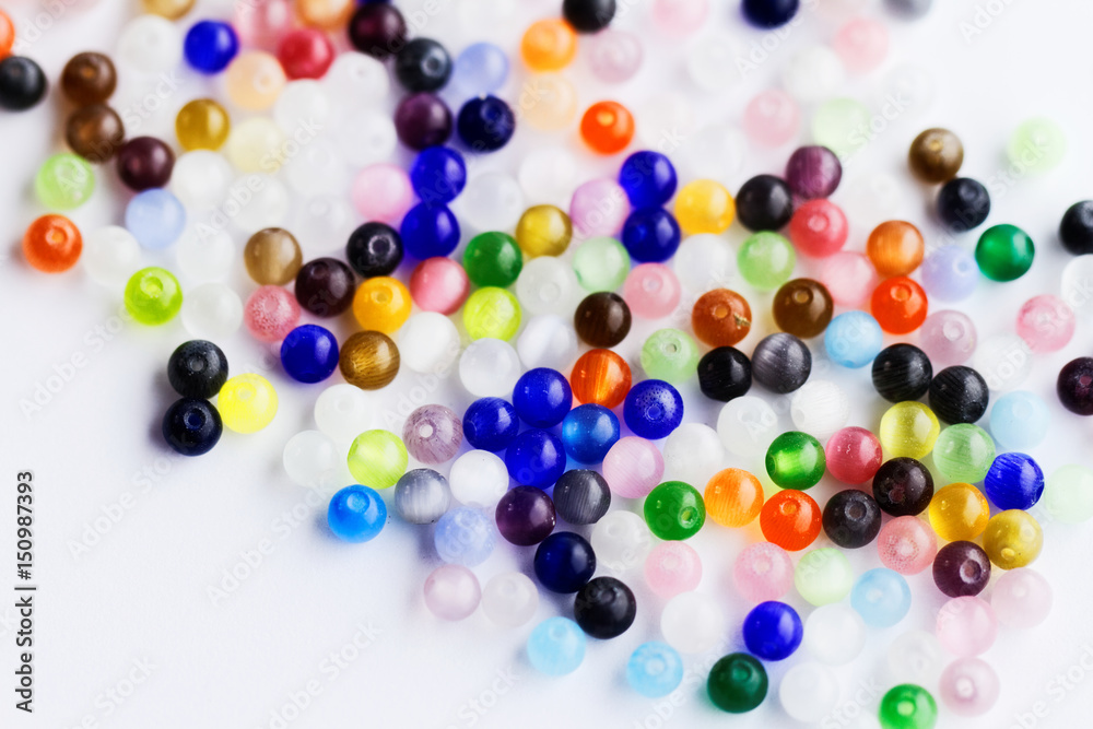 Shining multicolored beads Shining multicolored beads