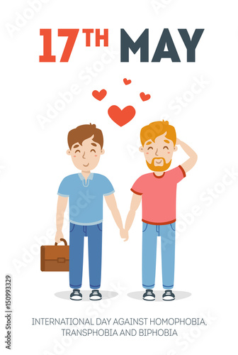 vector International Day Against Homophobia, Transphobia and Biphobia illustration