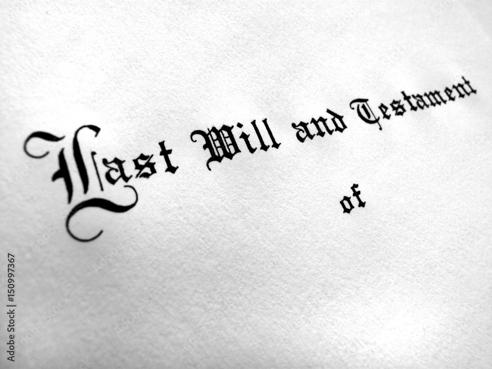 Last Will and Testament Estate Planning