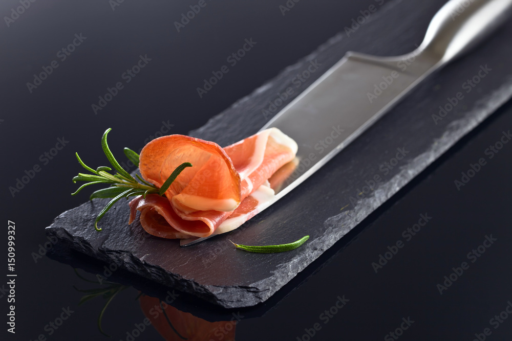 Prosciutto with rosemary Prosciutto with rosemary