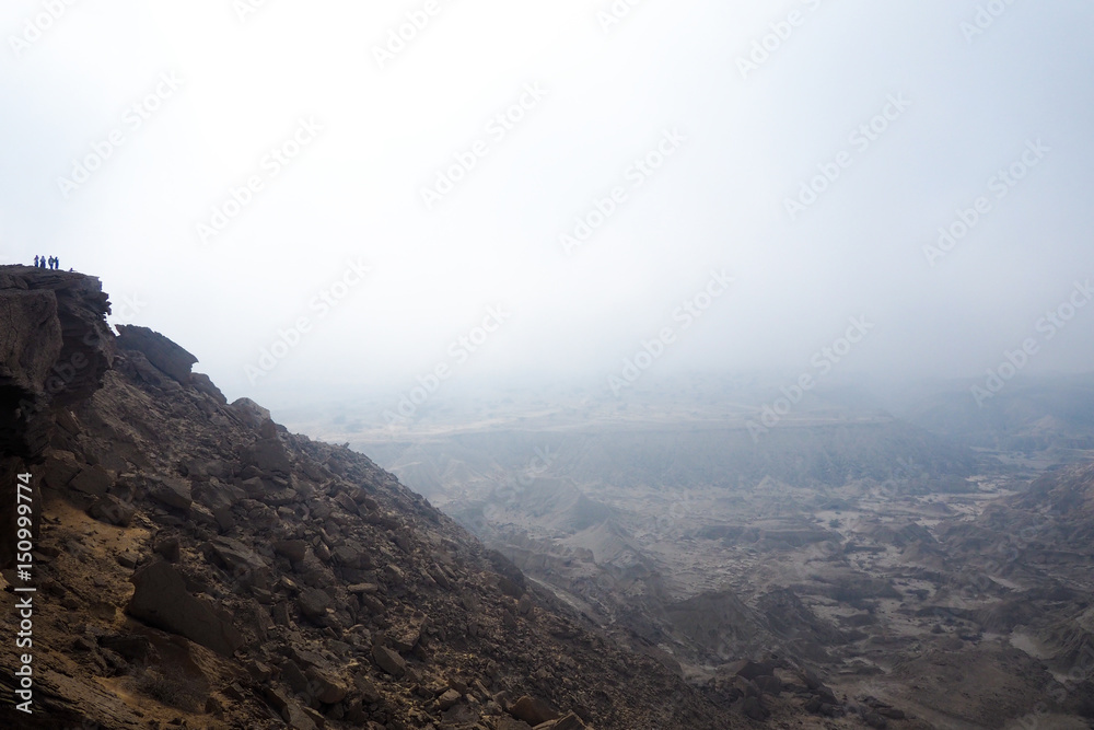 Obraz premium Mountain range at Qeshm Island, Iran