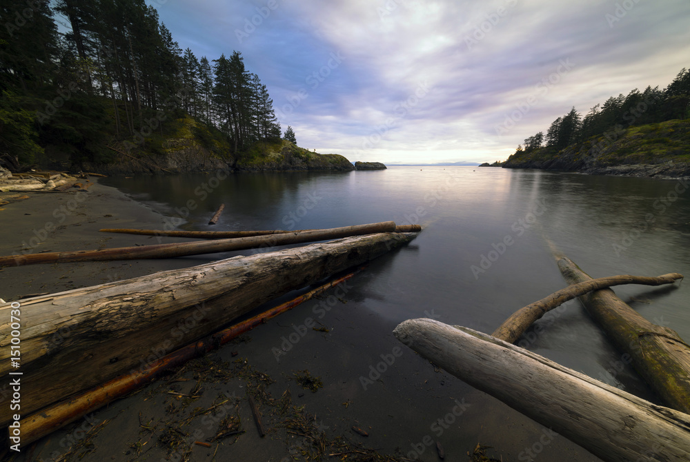Obraz premium Bowen Island Sunset Beach Landscapes Pacific North West