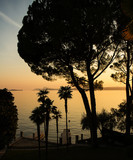 sunset on the Lake Garda