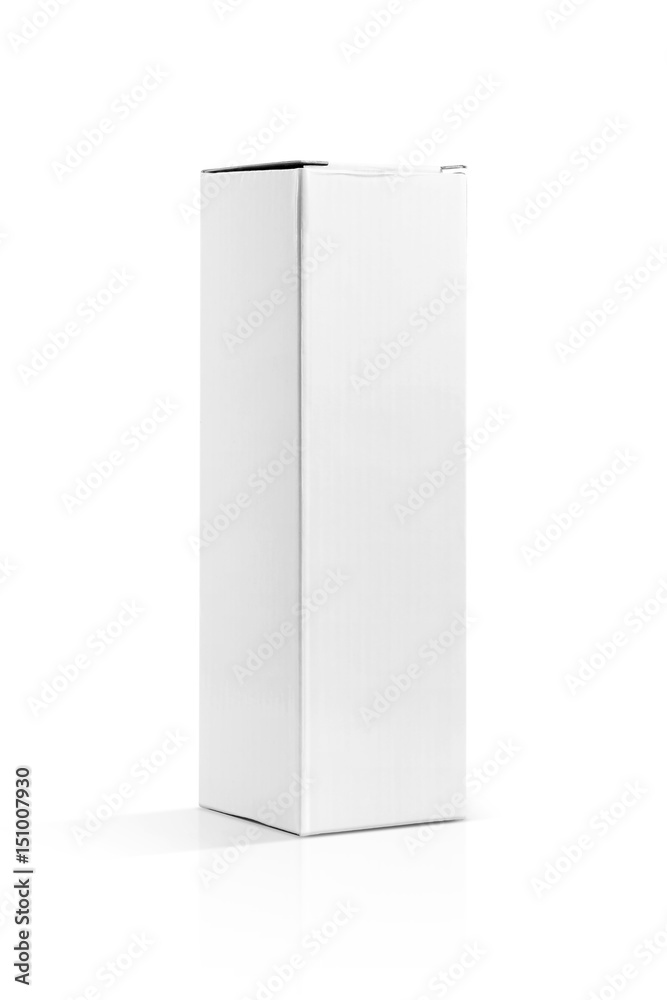 blank packaging white paper cardboard box isolated on white background blank packaging white paper cardboard box isolated on white background