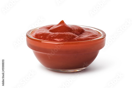 Bowl with ketchup