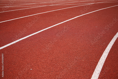 Surface of running track