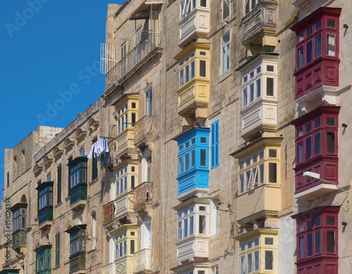 Holzerker (Gallariji) in Valletta / Malta