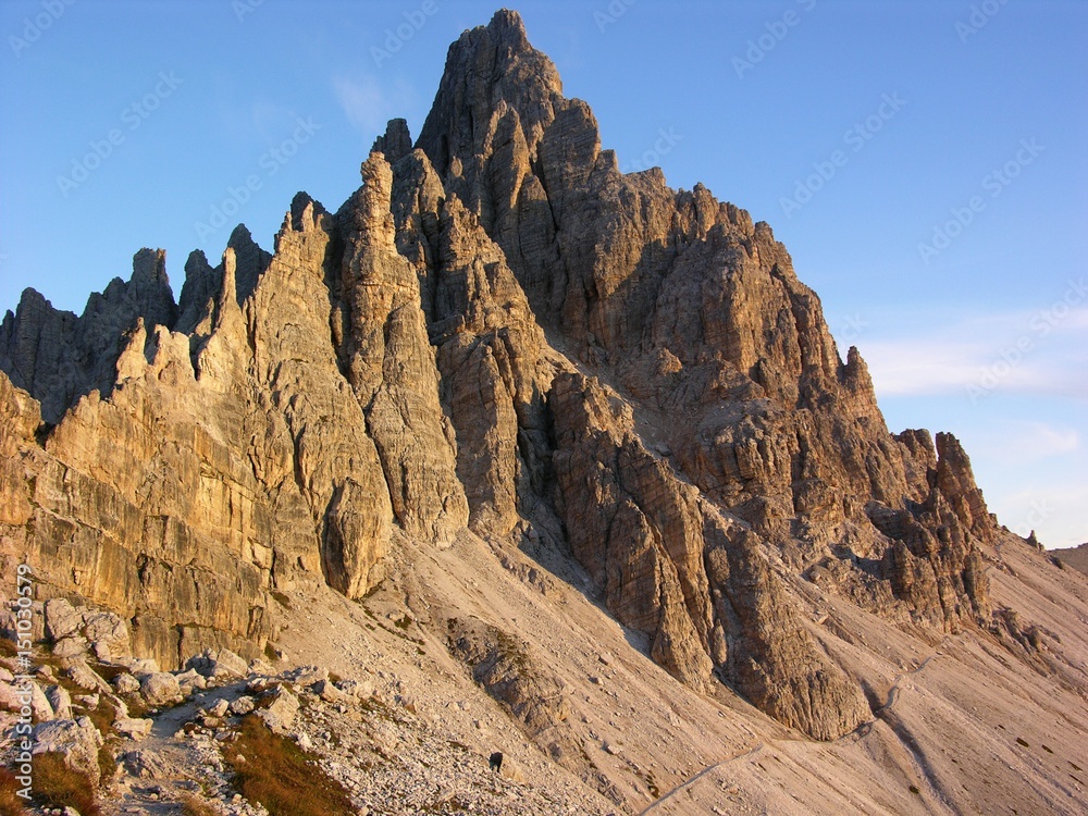 Paternkofel in den Sextener Dolomiten, Südtirol, Italien