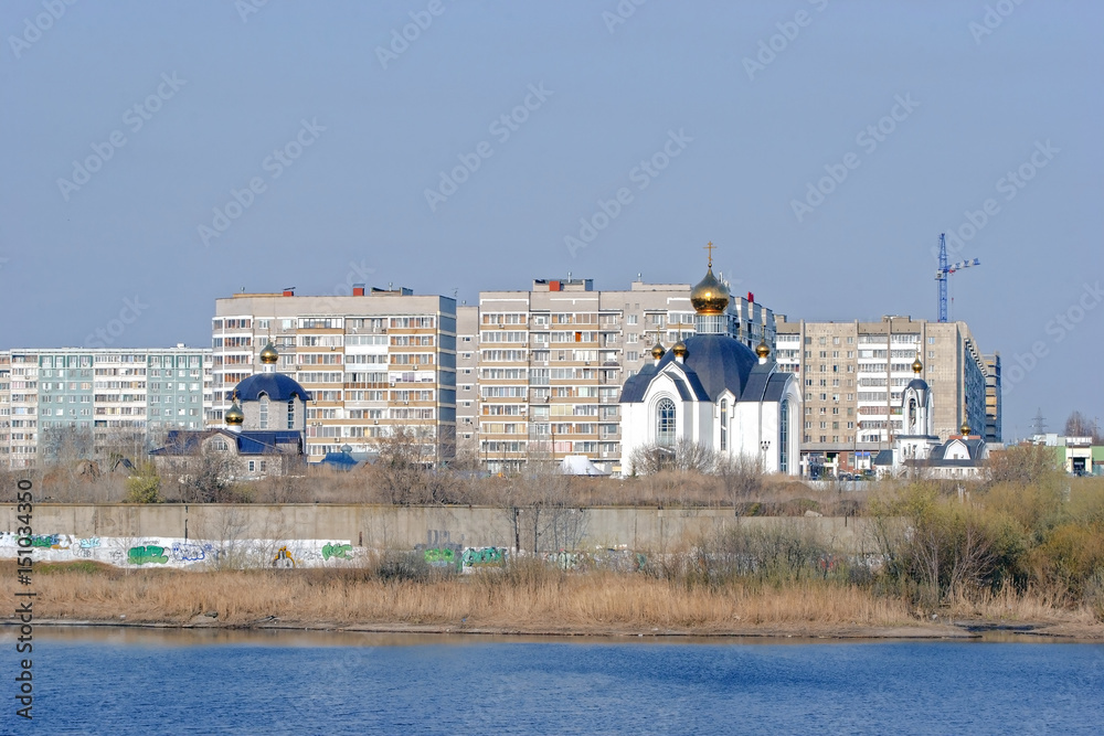 Fototapeta premium Church in the city