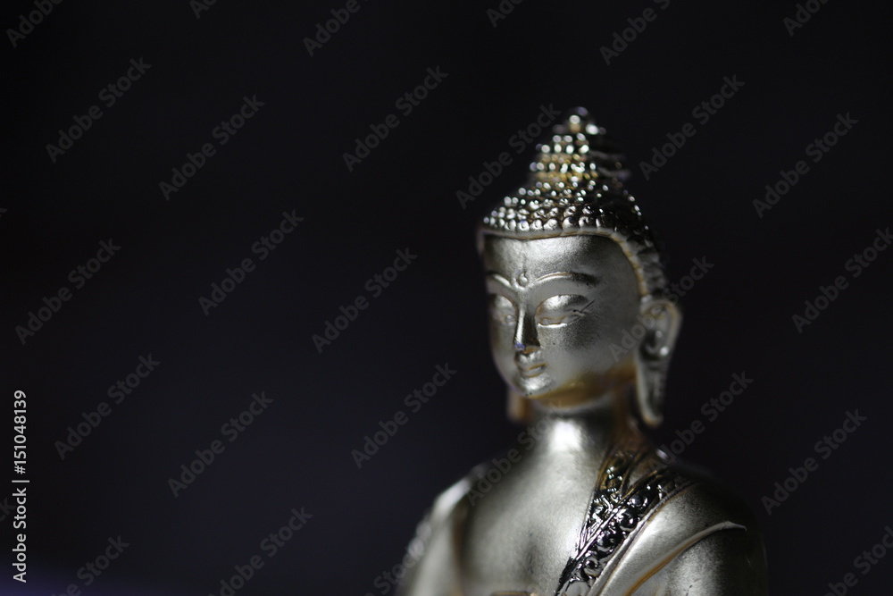 Statue of Buddha meditating