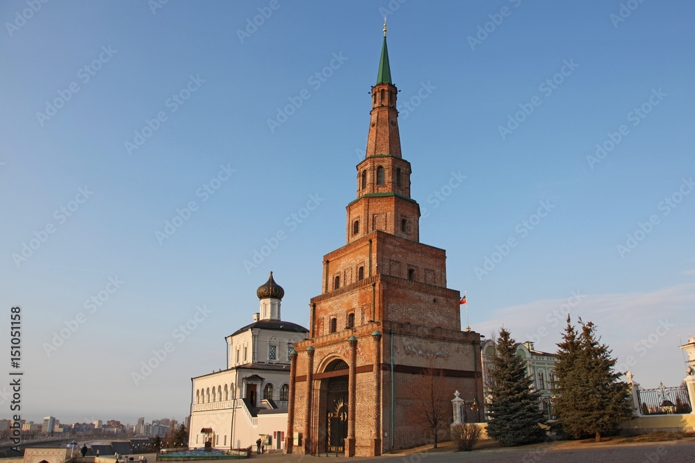 Soyembika Tower in Kazan Kremlin, Tatarstan republic. Russia Soyembika Tower in Kazan Kremlin, Tatarstan republic. Russia