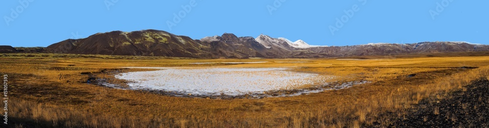 Island - Landschaft zwischen Thingvellir und Strokkur