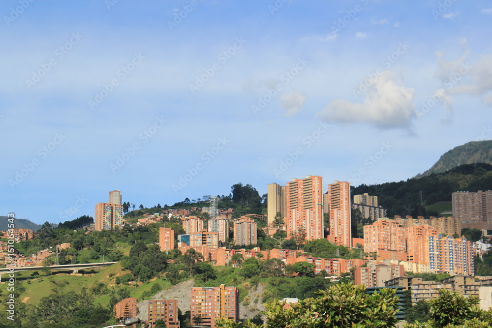 Panorámica sector centro-oriental. Medellín, Antioquia, Colombia. 