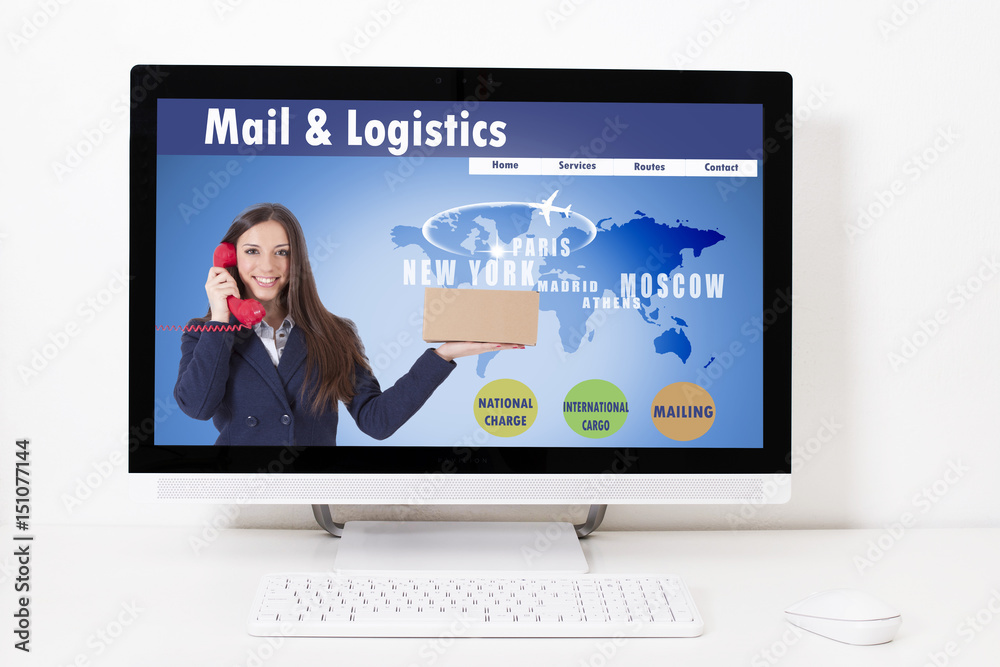 web of transport, distribution and logistics on the desktop web of transport, distribution and logistics on the desktop