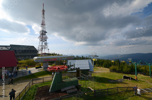 Obraz na płótnie Skrzyczne (Beskidy Mountains in Poland) w salonie