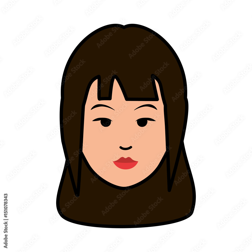 Woman cute cartoon icon vector illustration graphic design Woman cute cartoon icon vector illustration graphic design