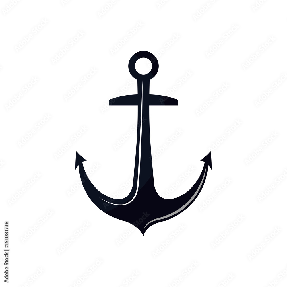 anchor icon over white background. vector illustration anchor icon over white background. vector illustration