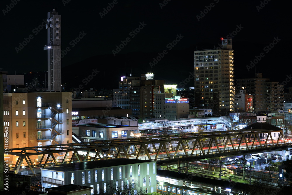 Fototapeta premium 甲府夜景