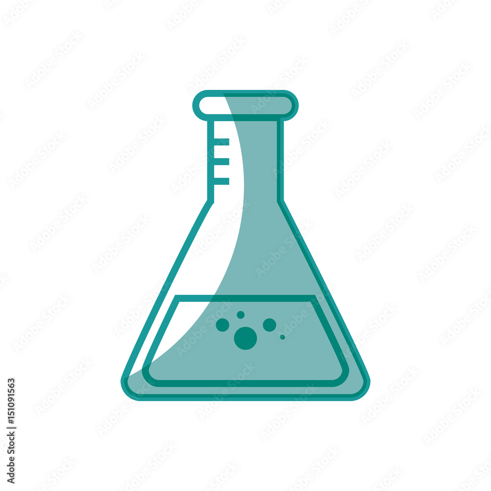 chemical flask icon over white background. vector illustration chemical flask icon over white background. vector illustration